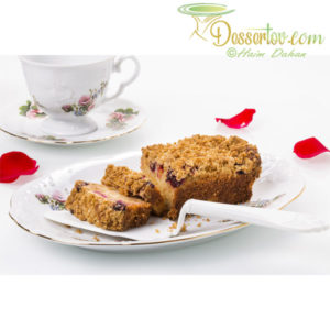 Cake crumble fruits rouges (x5)
