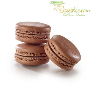 Disques macaron chocolat (x72)