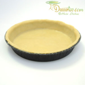 Pâte à tarte sucrée dans un moule à décorer (Ø 24cm)
