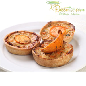 Quiche individuelle pommes de terre douces & oignons de Pessa'h (Ø 50mm)